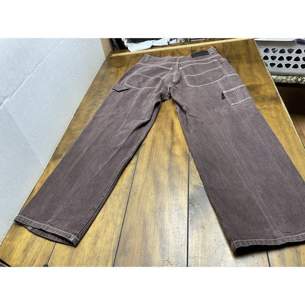 Vintage Davoucci Brown Hip Hop Jnco Style Men’s Jeans Size 34x32 - Picture 2 of 11